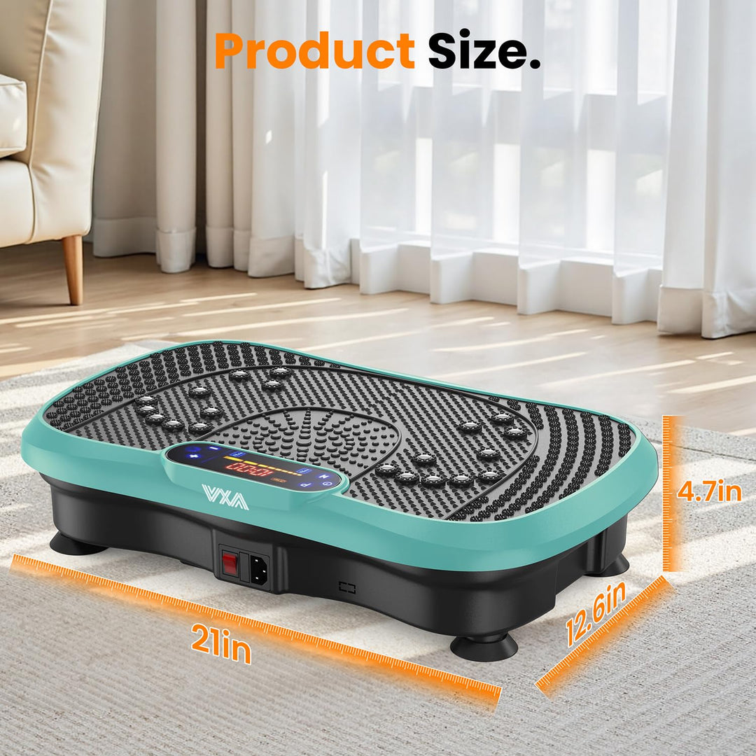 AXV Weight Loss Vibrating Platform - Full Body Shaker Exercise Machine with Remote, Bands &amp; BT Speaker - Dreamchaser Headquarters