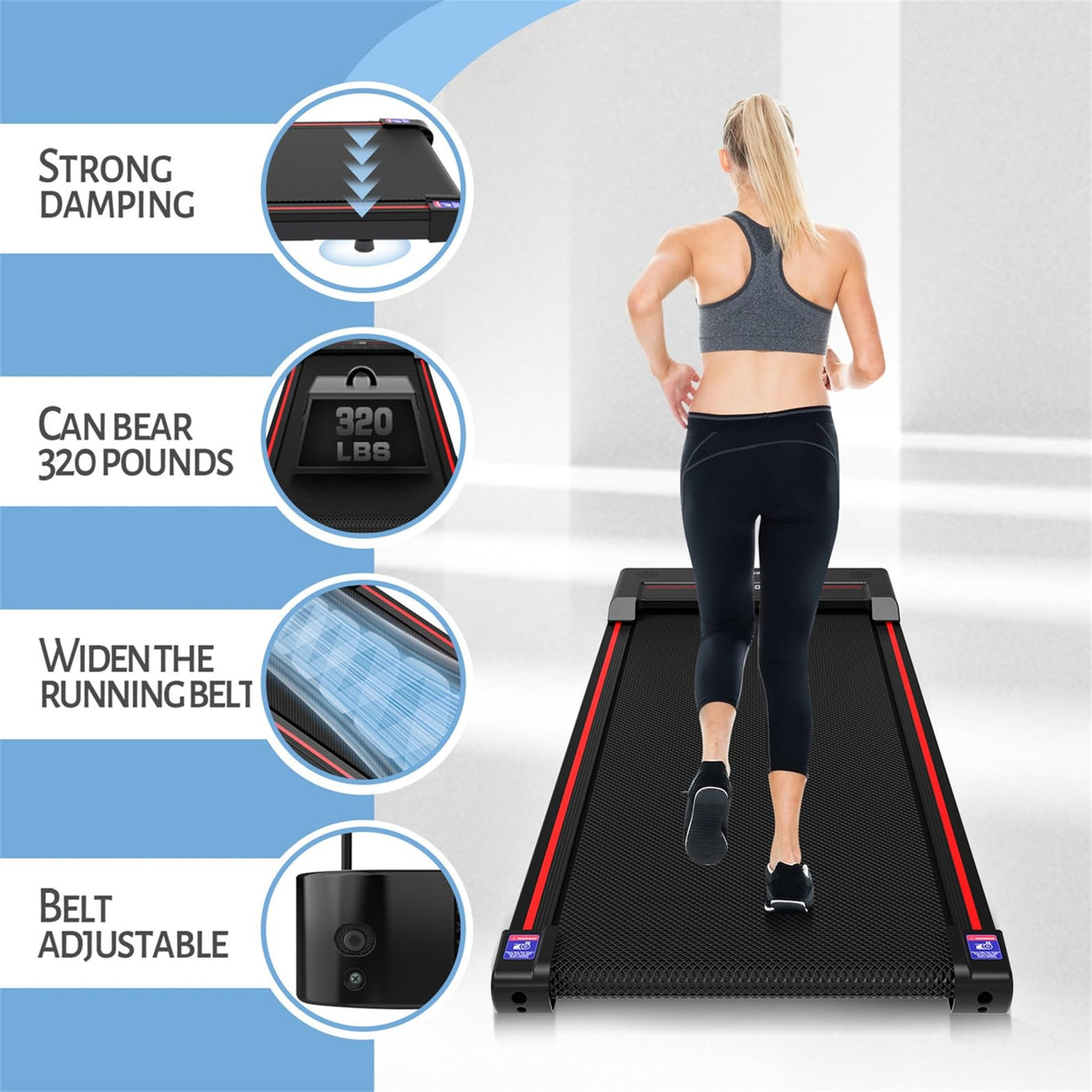 User-friendly remote for the Walking Pad Treadmill, enhancing usability as a portable treadmill for home.