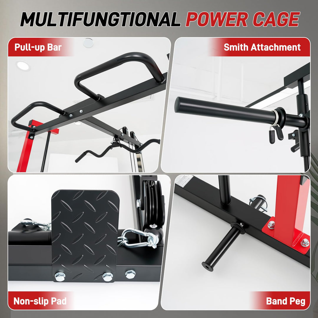 Smith Machine &amp; Power Cage for Full Body Strength Training | DreamChaserHQ
