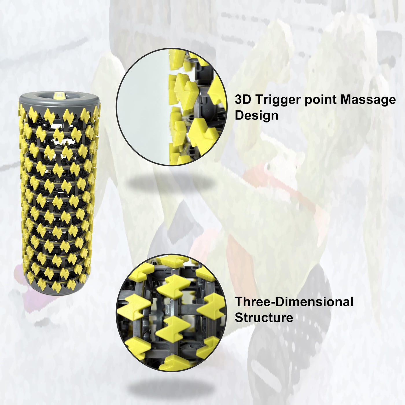 Collapsible foam roller packaged as a gift, perfect for birthdays and anniversaries for fitness lovers.