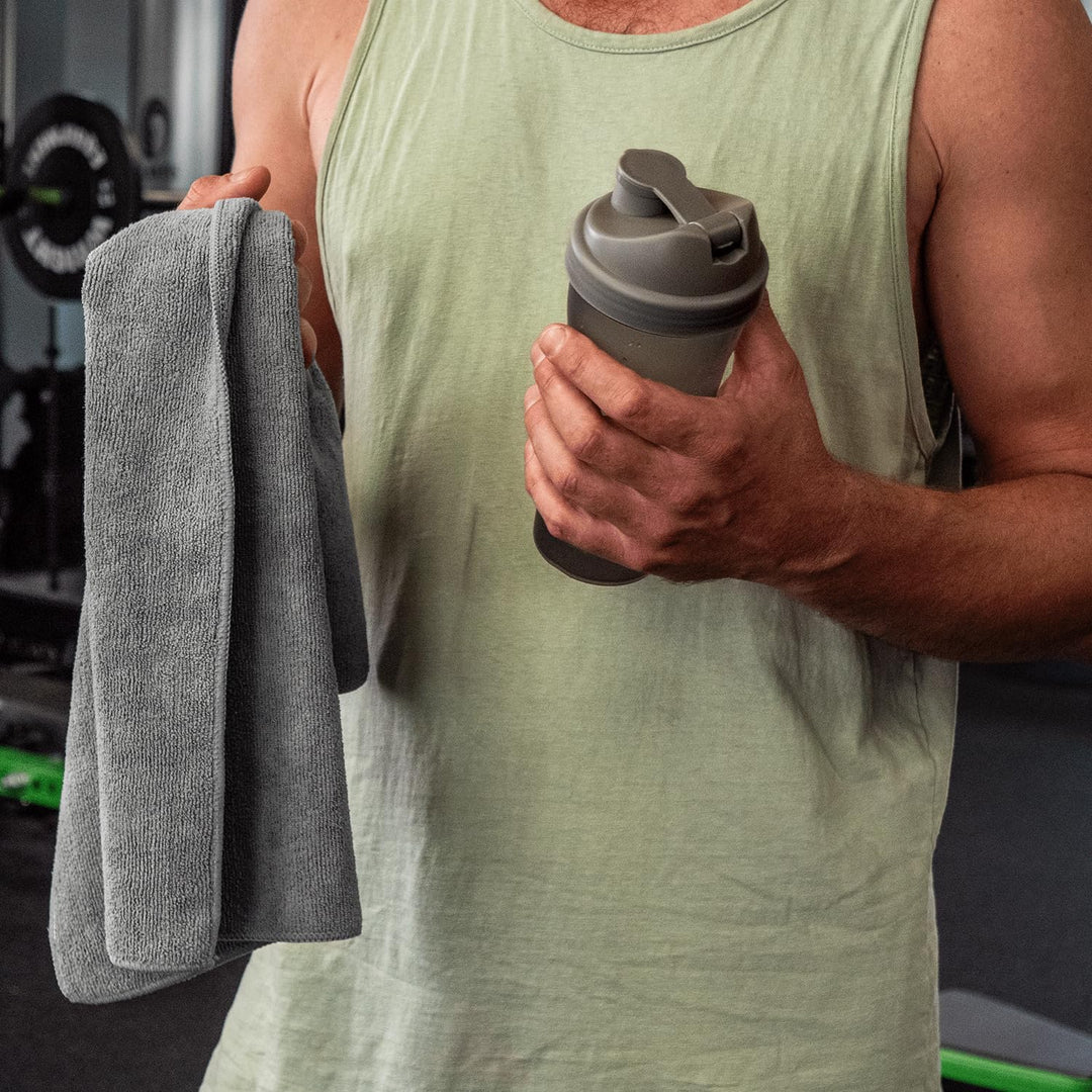 Lightweight S&amp;T INC. Microfiber Gym Towels, designed for optimal absorbency and softness.