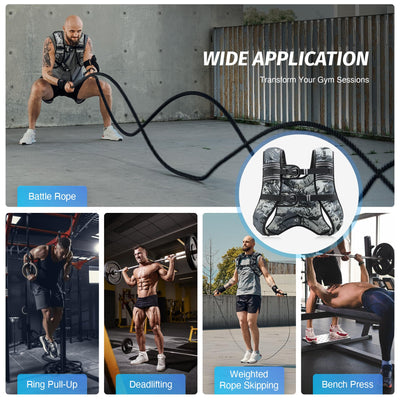 ZELUS Weighted Vest on gym floor - Ready for action, the weighted workout vest enhances workout efficiency.
