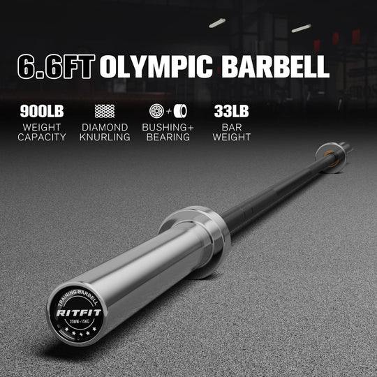Olympic Weight Bar for Home Gym Strength Training | DreamChaserHQ