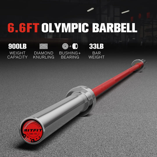 Olympic Weight Bar for Home Gym Strength Training | DreamChaserHQ