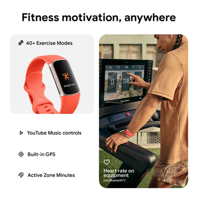 Fitbit Charge 6 Fitness Tracker with Google apps, Heart Rate on Exercise Equipment\ - Dreamchaser Headquarters