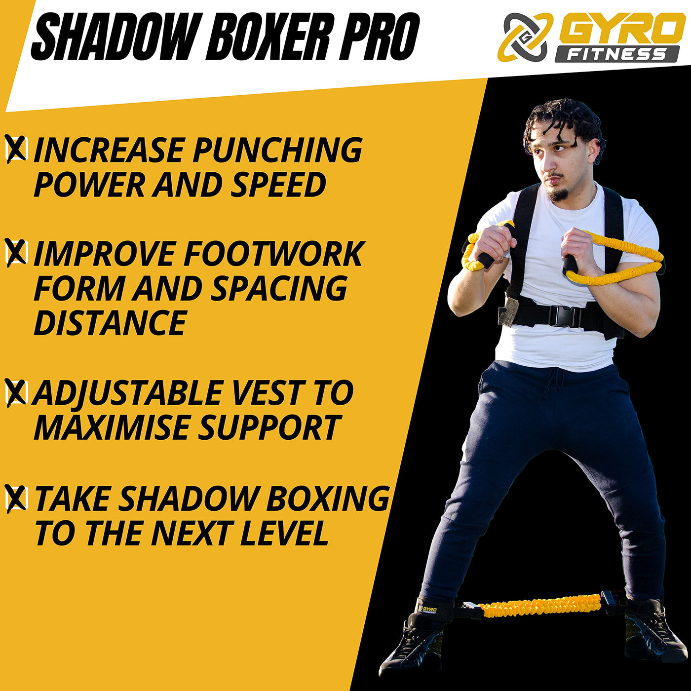 Shadow Boxer Pro | Boxing Resistance Bands Set for shadow boxing - Dreamchaser Headquarters