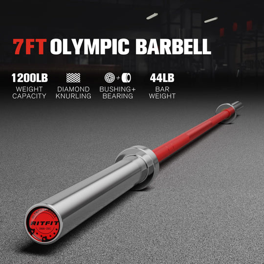 Olympic Weight Bar for Home Gym Strength Training | DreamChaserHQ