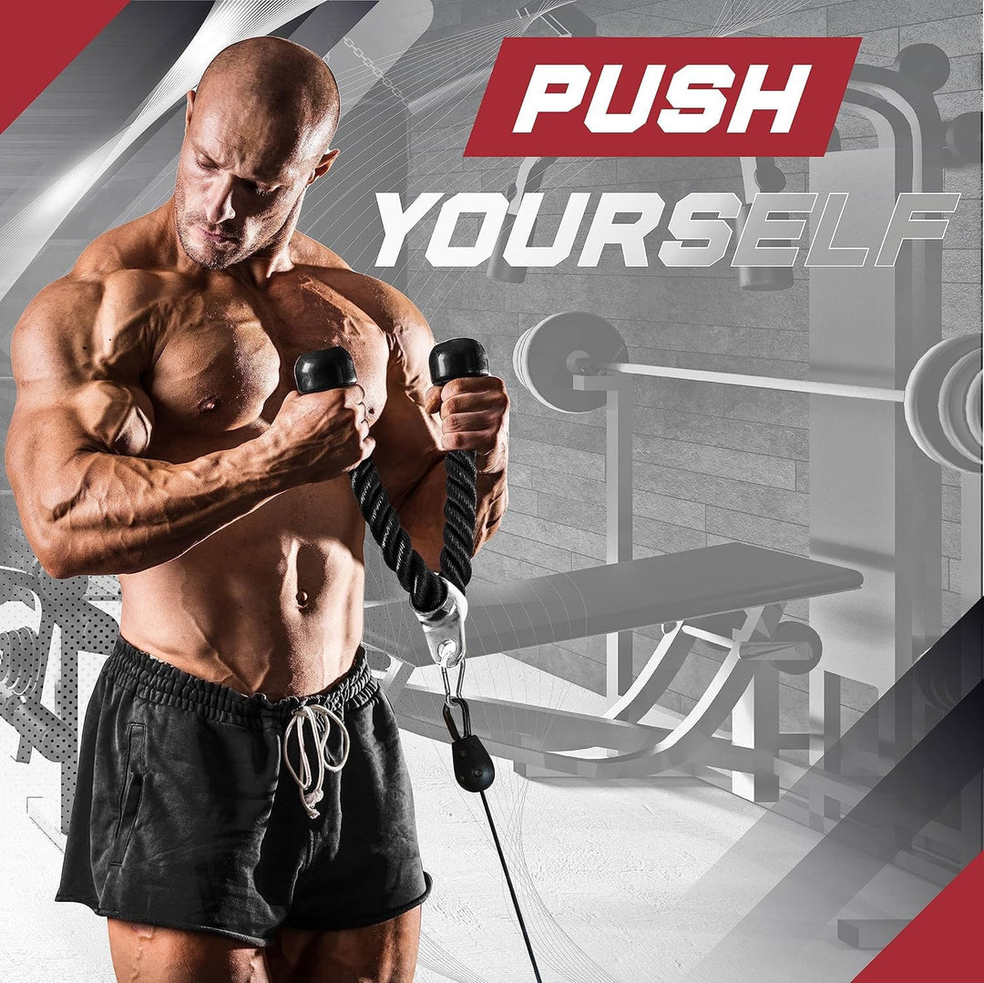 Cable Machine Attachment Set for Upper Body Strength Training | DreamChaserHQ