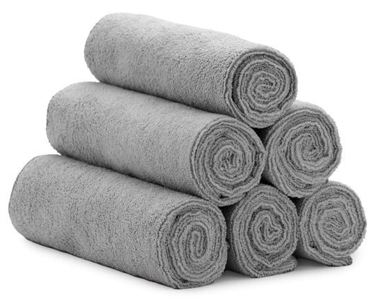 S&amp;T INC. Microfiber Gym Towels, perfect for fitness enthusiasts, easy to machine wash.