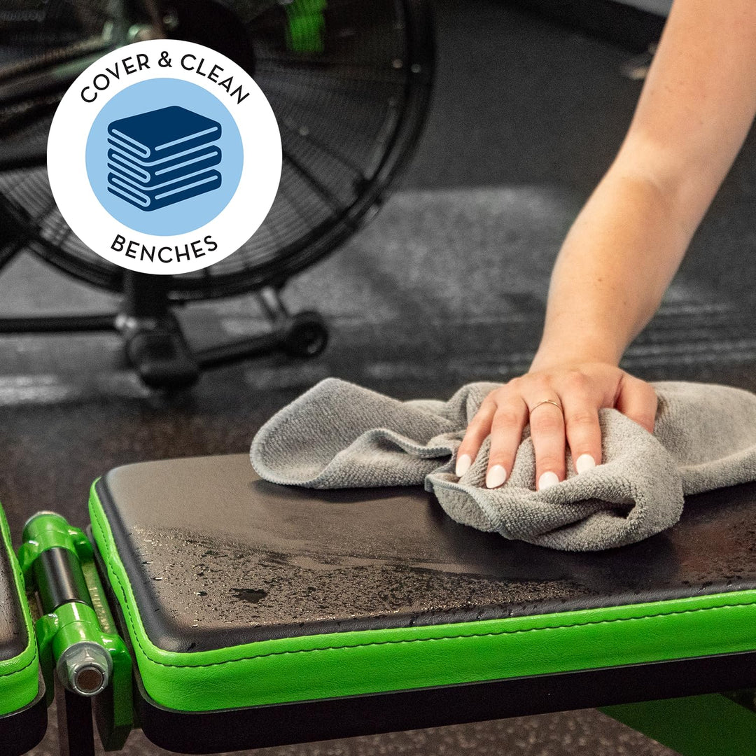 S&amp;T INC. Microfiber Gym Towels, the essential accessory for any workout routine.