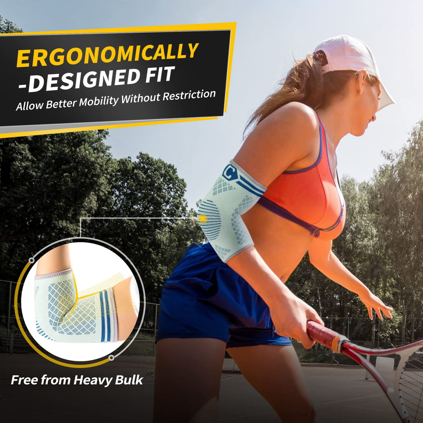 CAMBIVO 2 Pack Tennis Elbow Brace for Men & Women - Dreamchaser Headquarters