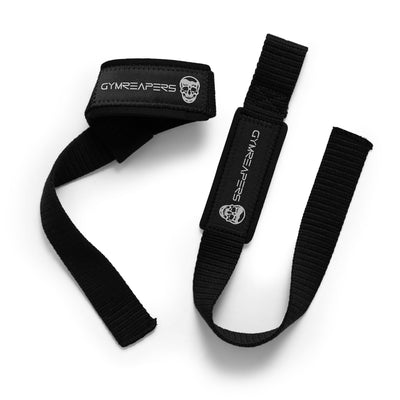 Gymreapers padded neoprene weightlifting wrist straps perfect for deadlifts and heavy lifting sessions.