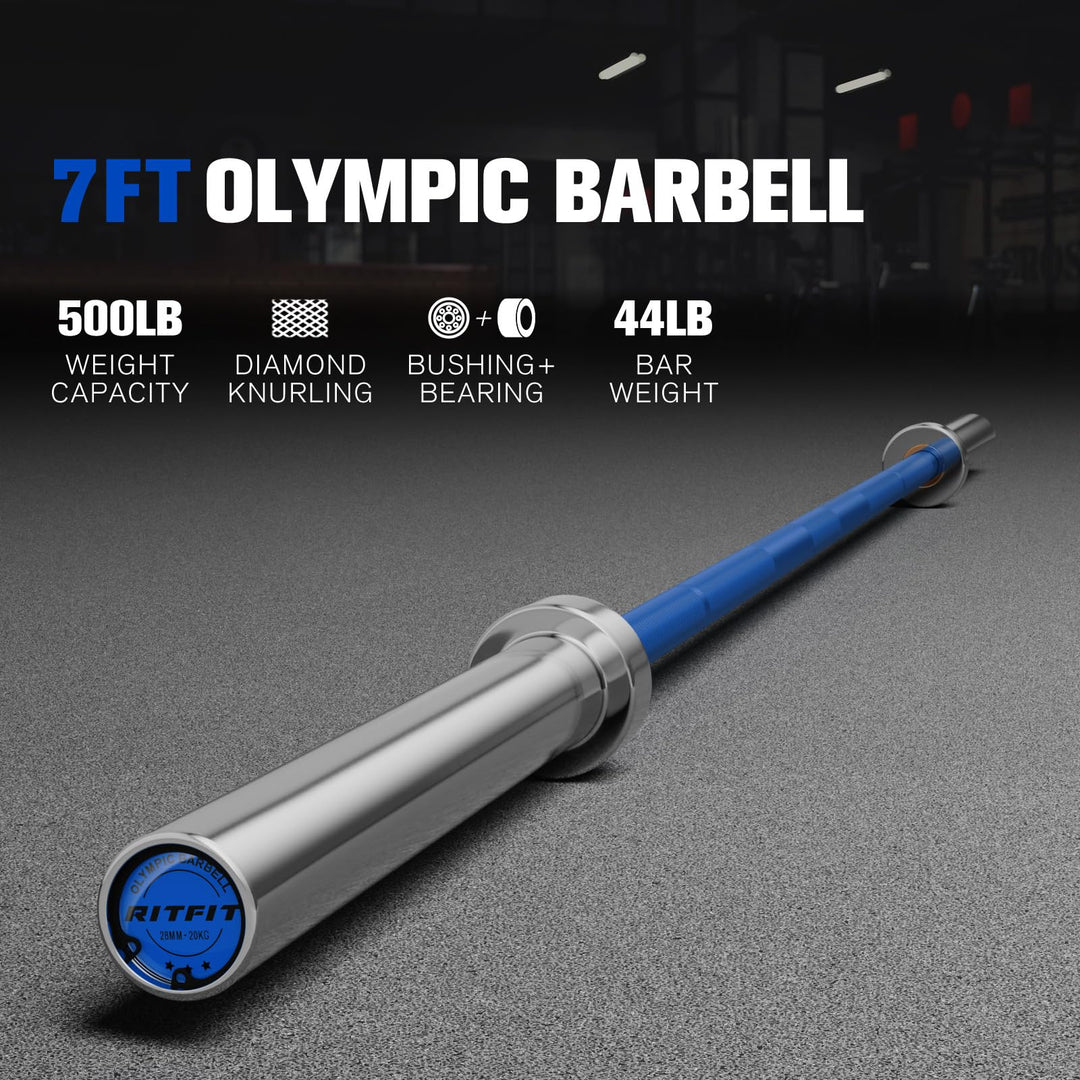 Olympic Weight Bar for Home Gym Strength Training | DreamChaserHQ