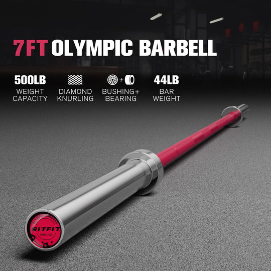 Olympic Weight Bar for Home Gym Strength Training | DreamChaserHQ