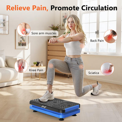 Detail of AXV Vibration Plate's anti-slip coating, essential for stability during weight loss workouts on vibrating platform.