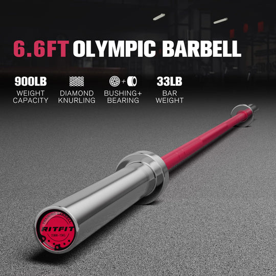 Olympic Weight Bar for Home Gym Strength Training | DreamChaserHQ