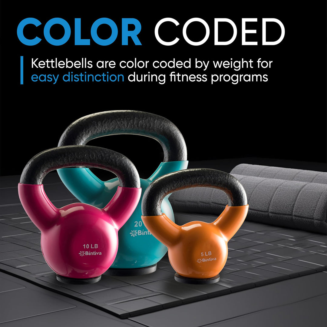 Kettlebell Set for Strength Training &amp; Full Body Conditioning | DreamChaserHQ
