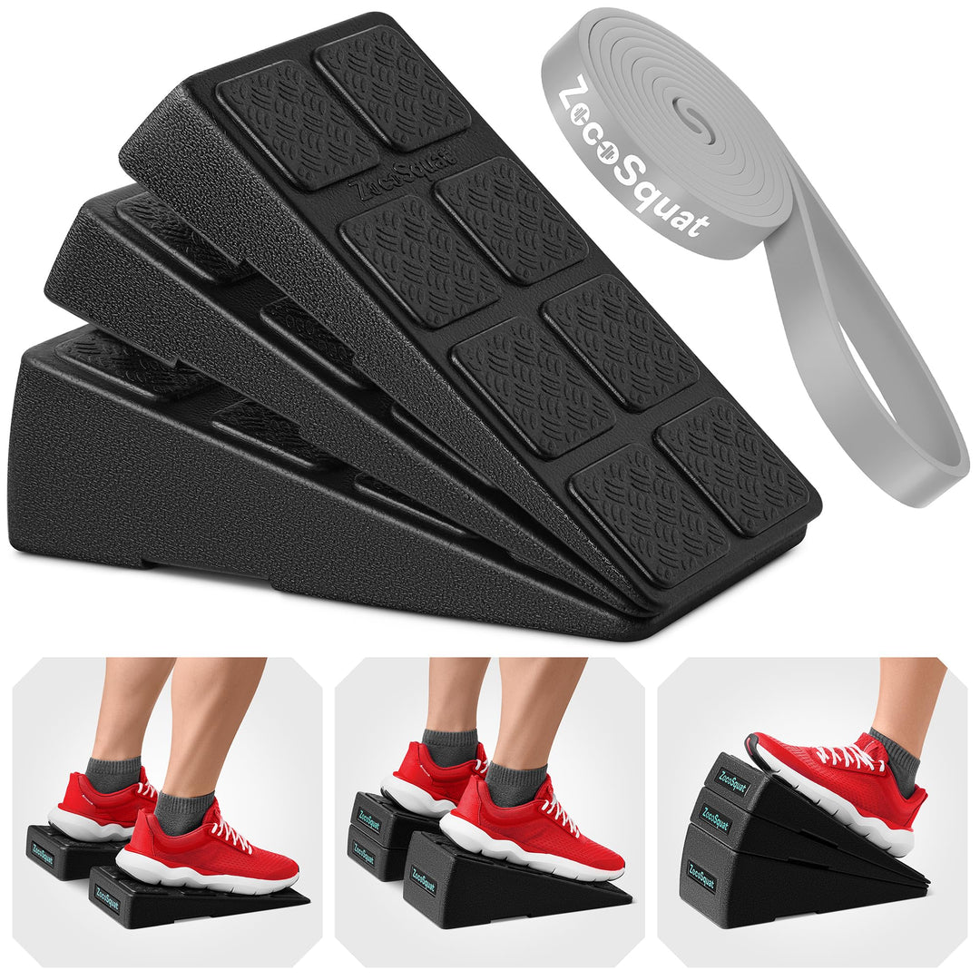 Squat Wedge Set for Improved Mobility &amp; Deeper Squats | DreamChaserHQ