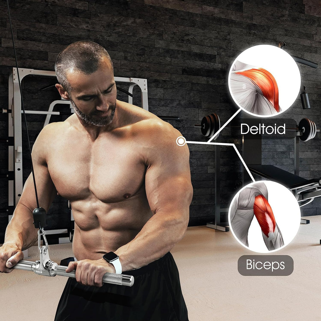 Cable Machine Attachment Set for Upper Body Strength Training | DreamChaserHQ
