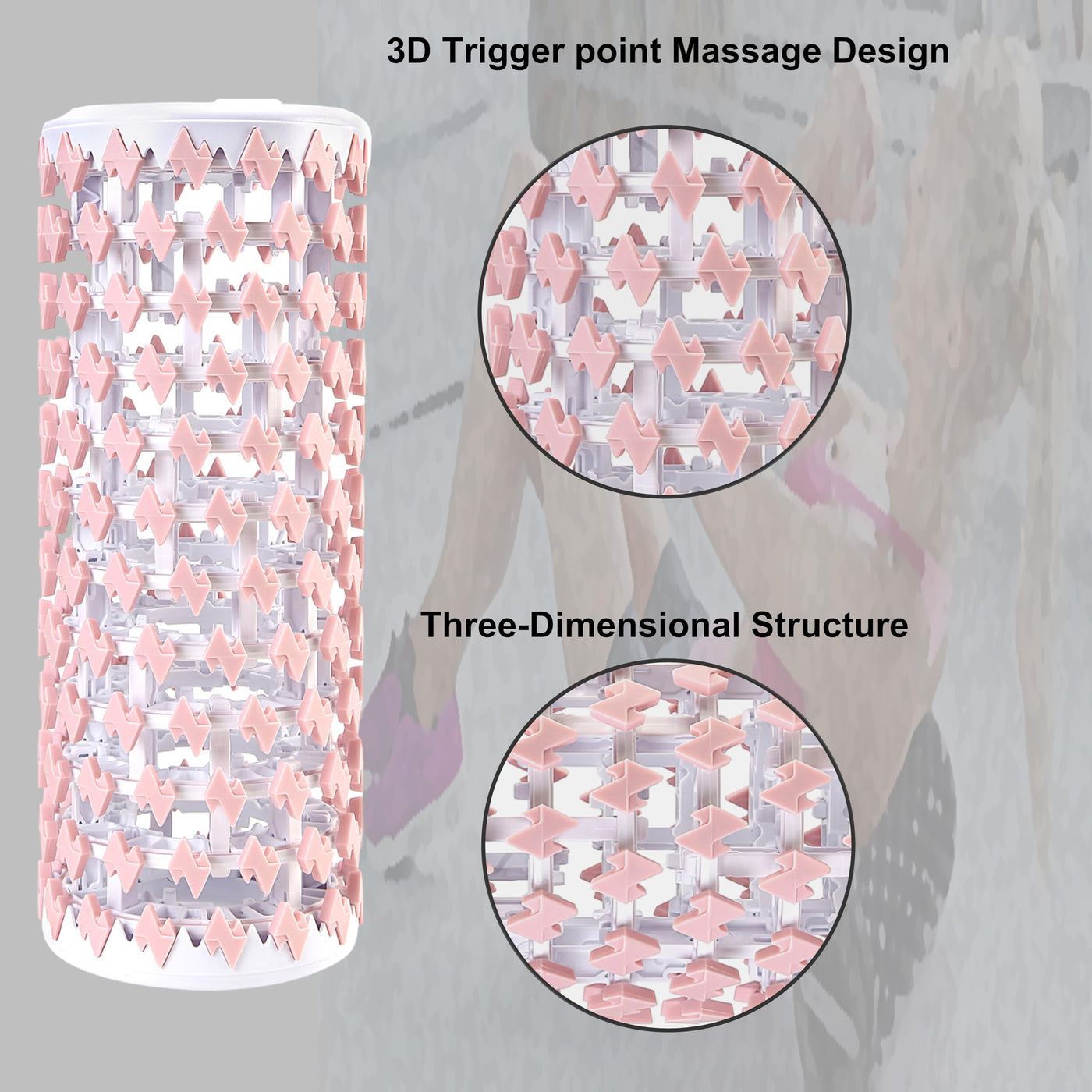 Collapsible foam roller being used in a group exercise class, illustrating its benefits for team workouts.
