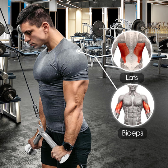 Cable Machine Attachment Set for Upper Body Strength Training | DreamChaserHQ