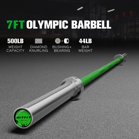 Olympic Weight Bar for Home Gym Strength Training | DreamChaserHQ