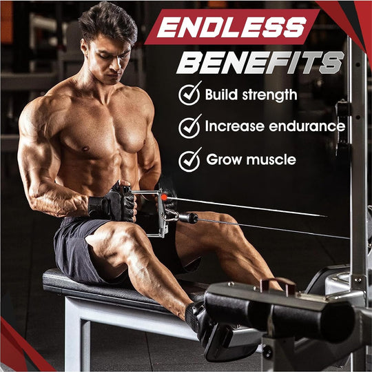 Cable Machine Attachment Set for Upper Body Strength Training | DreamChaserHQ