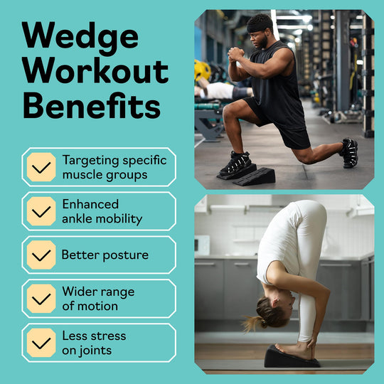Squat Wedge Set for Improved Mobility &amp; Deeper Squats | DreamChaserHQ