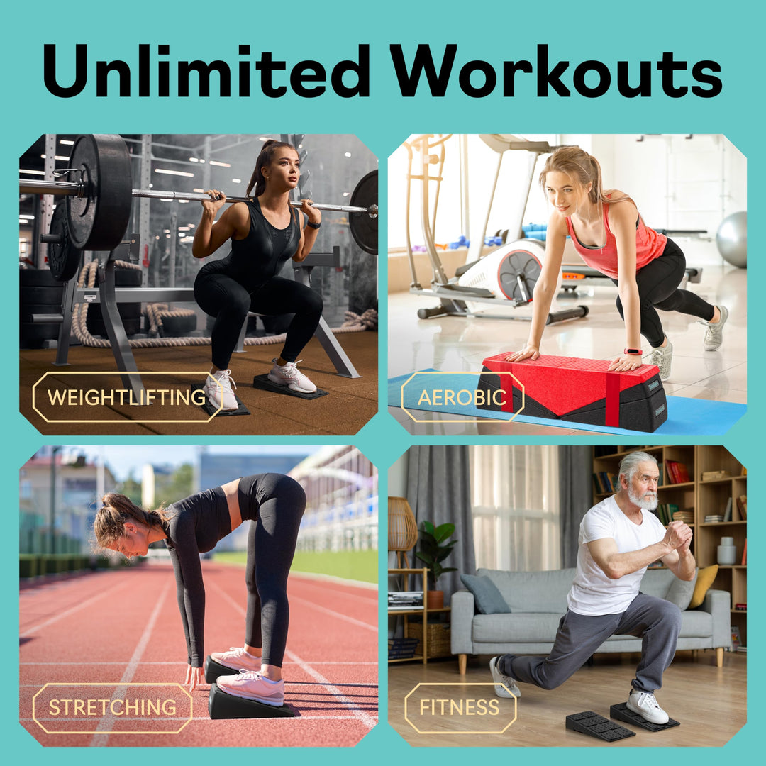 Squat Wedge Set for Improved Mobility &amp; Deeper Squats | DreamChaserHQ