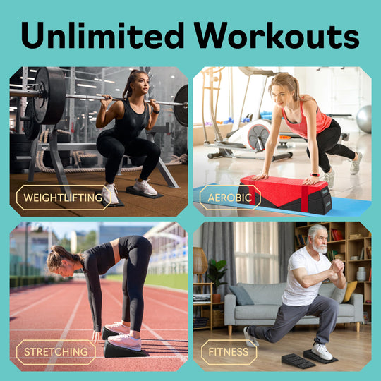 Squat Wedge Set for Improved Mobility &amp; Deeper Squats | DreamChaserHQ