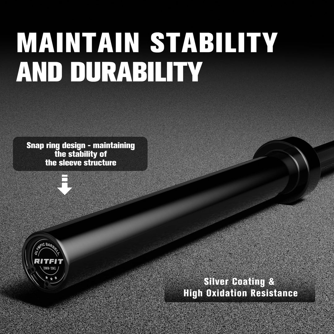 Olympic Weight Bar for Home Gym Strength Training | DreamChaserHQ
