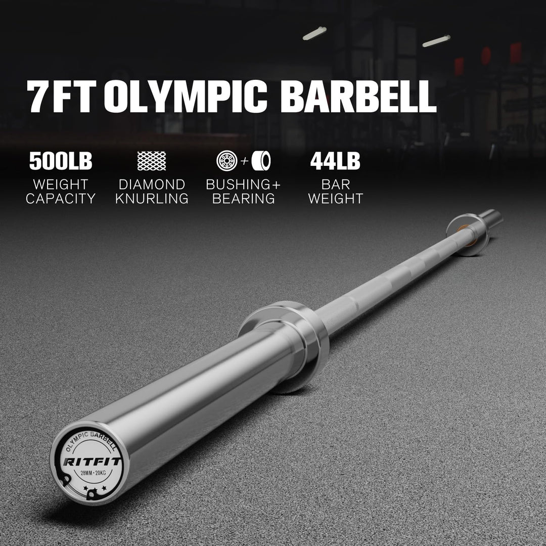 Olympic Weight Bar for Home Gym Strength Training | DreamChaserHQ