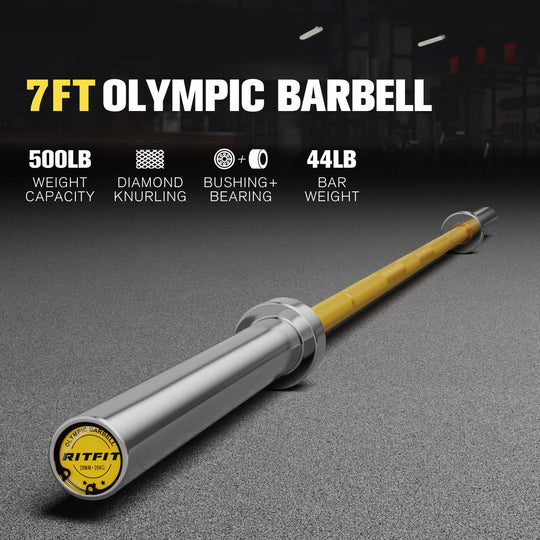 Olympic Weight Bar for Home Gym Strength Training | DreamChaserHQ