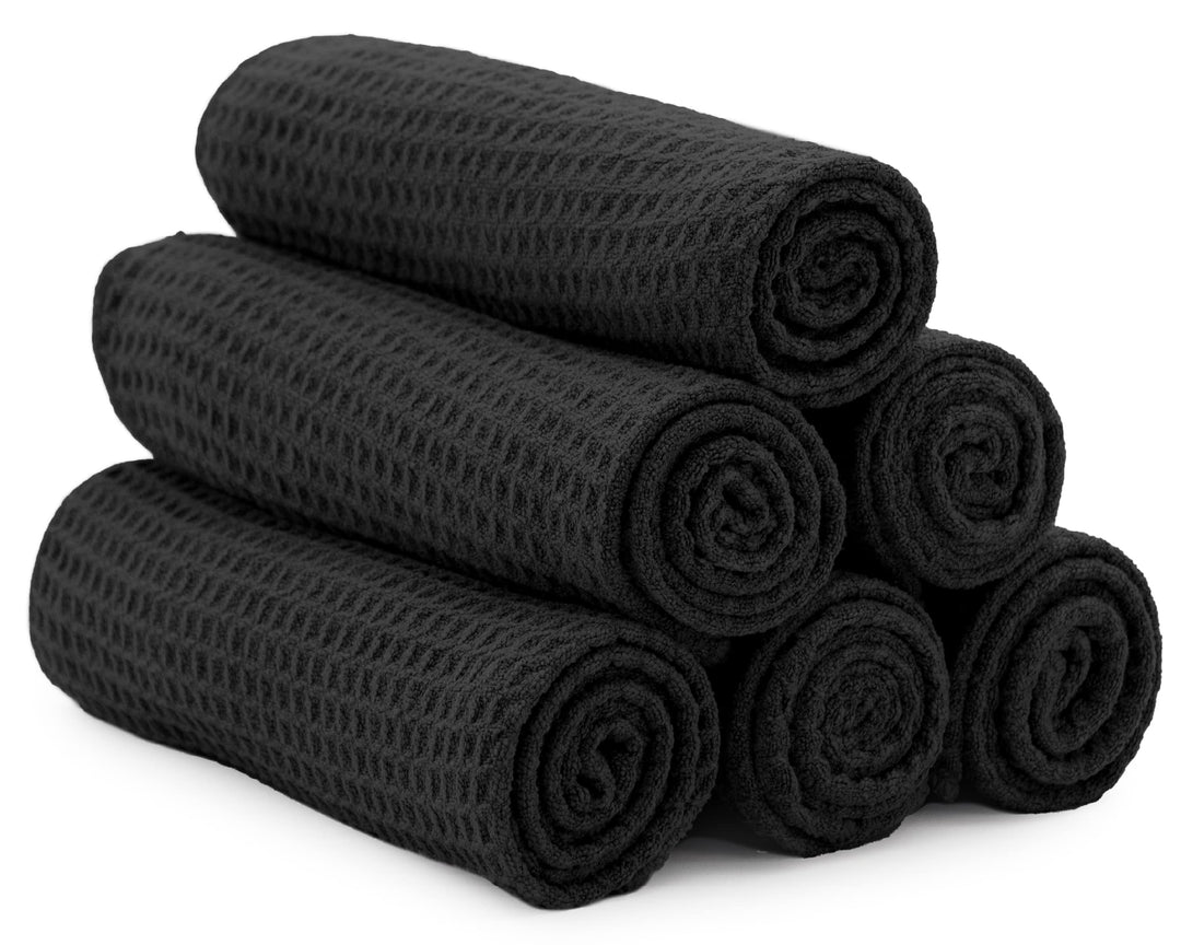 S&amp;T INC. Microfiber Gym Towels, perfect for home use and gym bags, featuring soft and absorbent material.