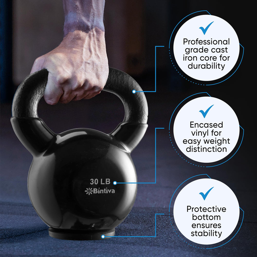 Kettlebell Set for Strength Training & Full Body Conditioning | DreamChaserHQ