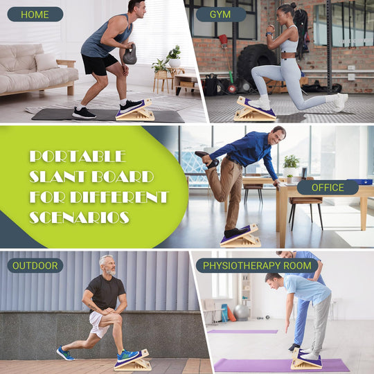 Slant Board for Calf Stretching &amp; Ankle Mobility | DreamChaserHQ