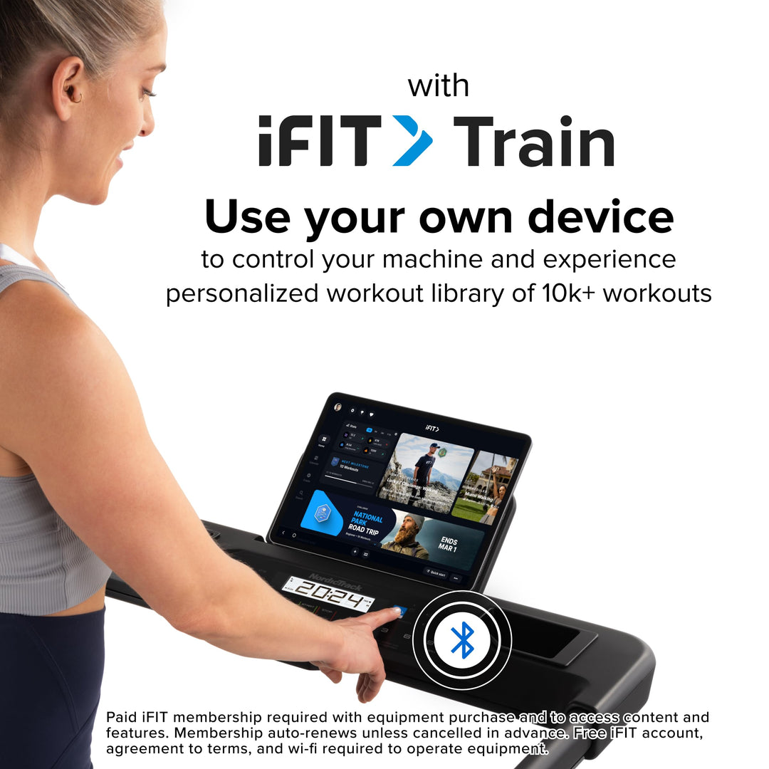 NordicTrack T 6.5 S; Treadmill for Running and Walking with 5” Display and SpaceSaver Design - Dreamchaser Headquarters
