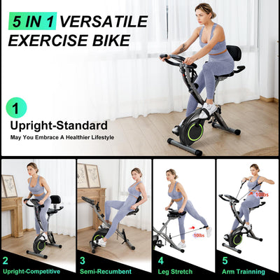 The 6.6 LBS flywheel of a foldable exercise bike ensures whisper-quiet operation.