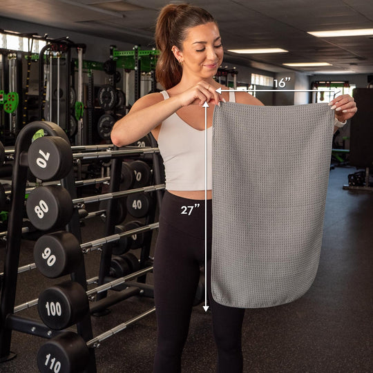 Stylish S&amp;T INC. Microfiber Gym Towels designed for modern fitness enthusiasts.