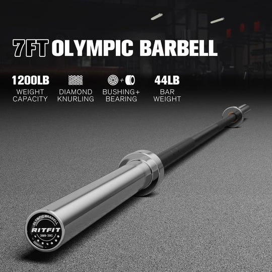 Olympic Weight Bar for Home Gym Strength Training | DreamChaserHQ