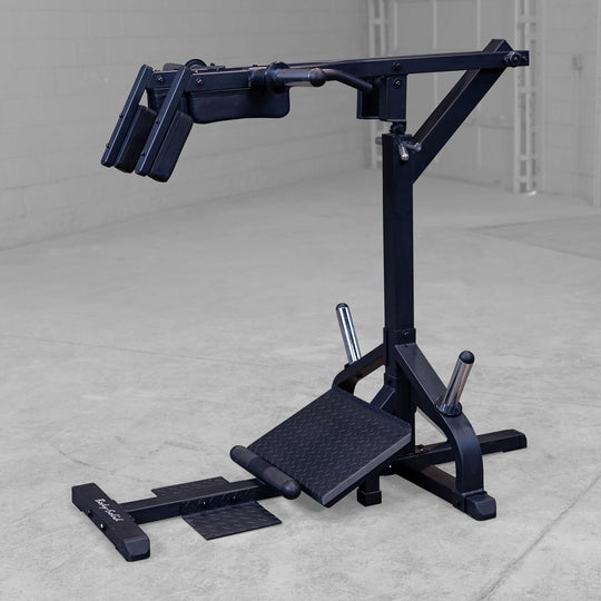 Body-Solid Leverage Squat &amp; Calf Machine for Lower Body Strength Training | Heavy-Duty Leg Press &amp; Calf Raise System | DreamchaserHQ