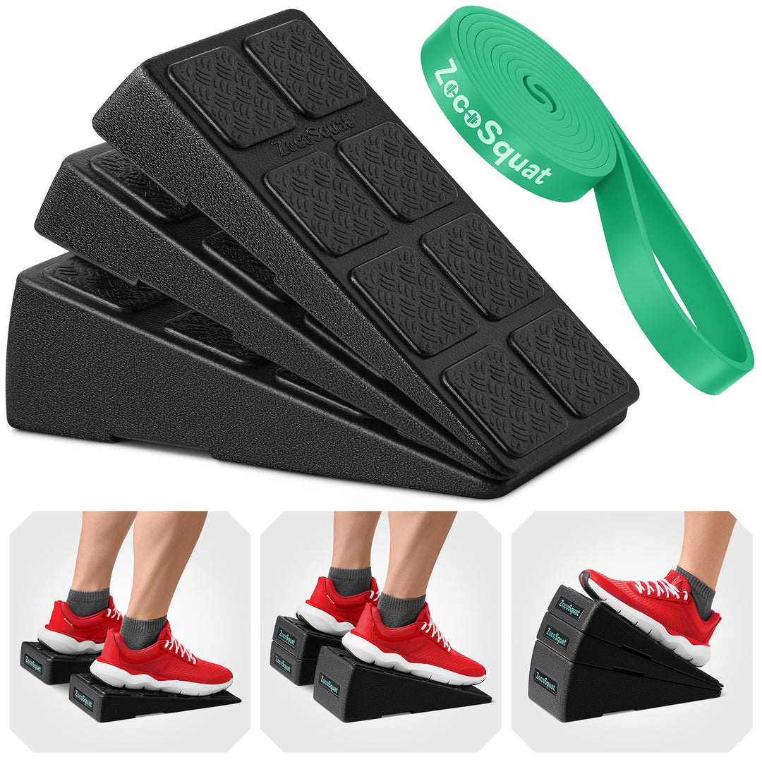 Squat Wedge Set for Improved Mobility &amp; Deeper Squats | DreamChaserHQ