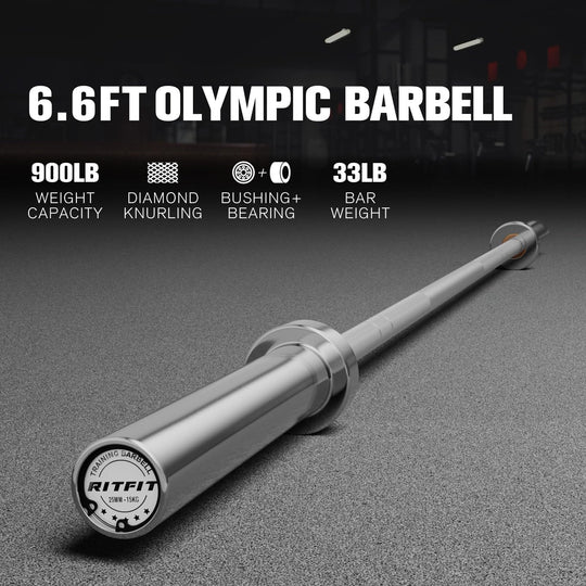 Olympic Weight Bar for Home Gym Strength Training | DreamChaserHQ