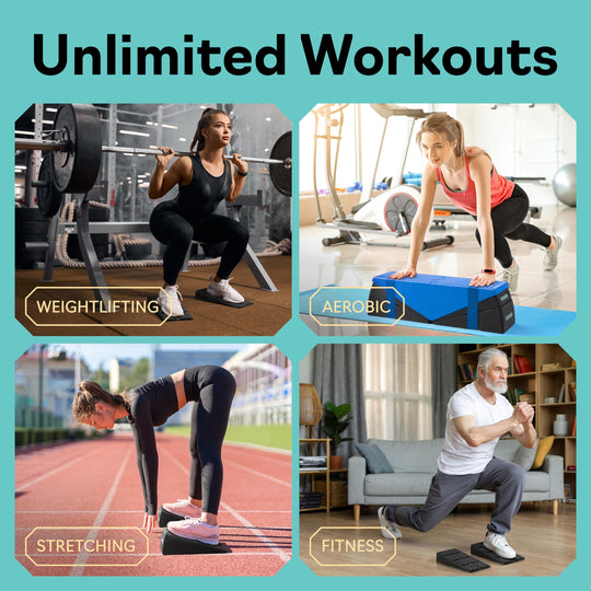 Squat Wedge Set for Improved Mobility &amp; Deeper Squats | DreamChaserHQ