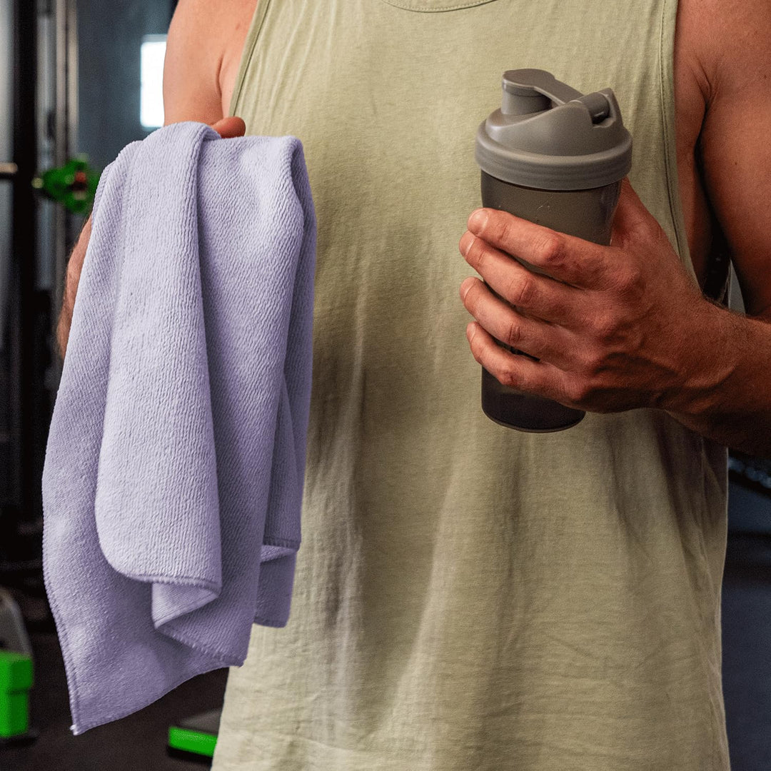 S&amp;T INC. Microfiber Gym Towels – 6 Pack of Soft, Quick-Dry Yoga Towels (16" x 27") for Workouts! - Dreamchaser Headquarters