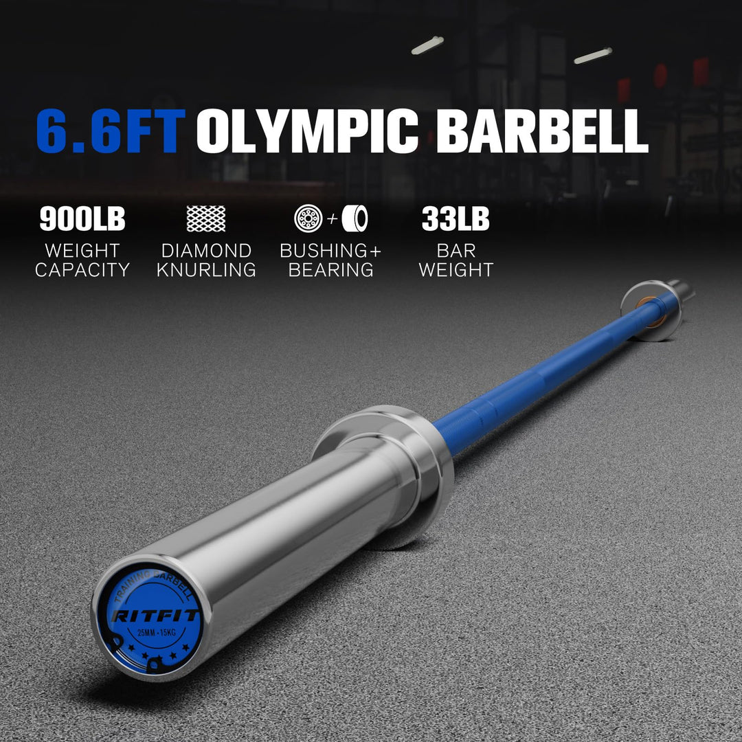 Olympic Weight Bar for Home Gym Strength Training | DreamChaserHQ