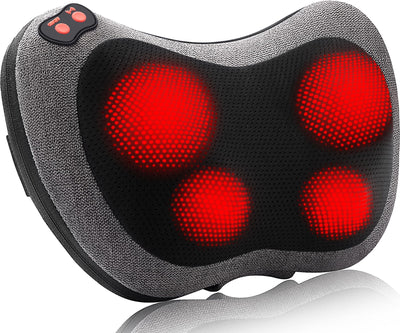 Papillon Shiatsu Back and Neck Massager with Heat - Ideal massage pillow with heat for muscle pain relief.