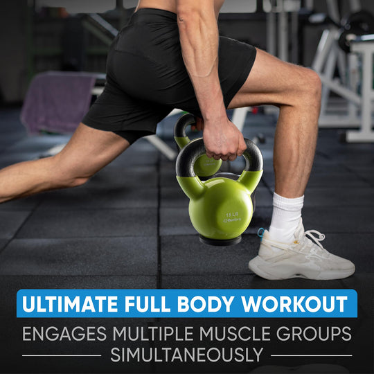 Kettlebell Set for Strength Training &amp; Full Body Conditioning | DreamChaserHQ