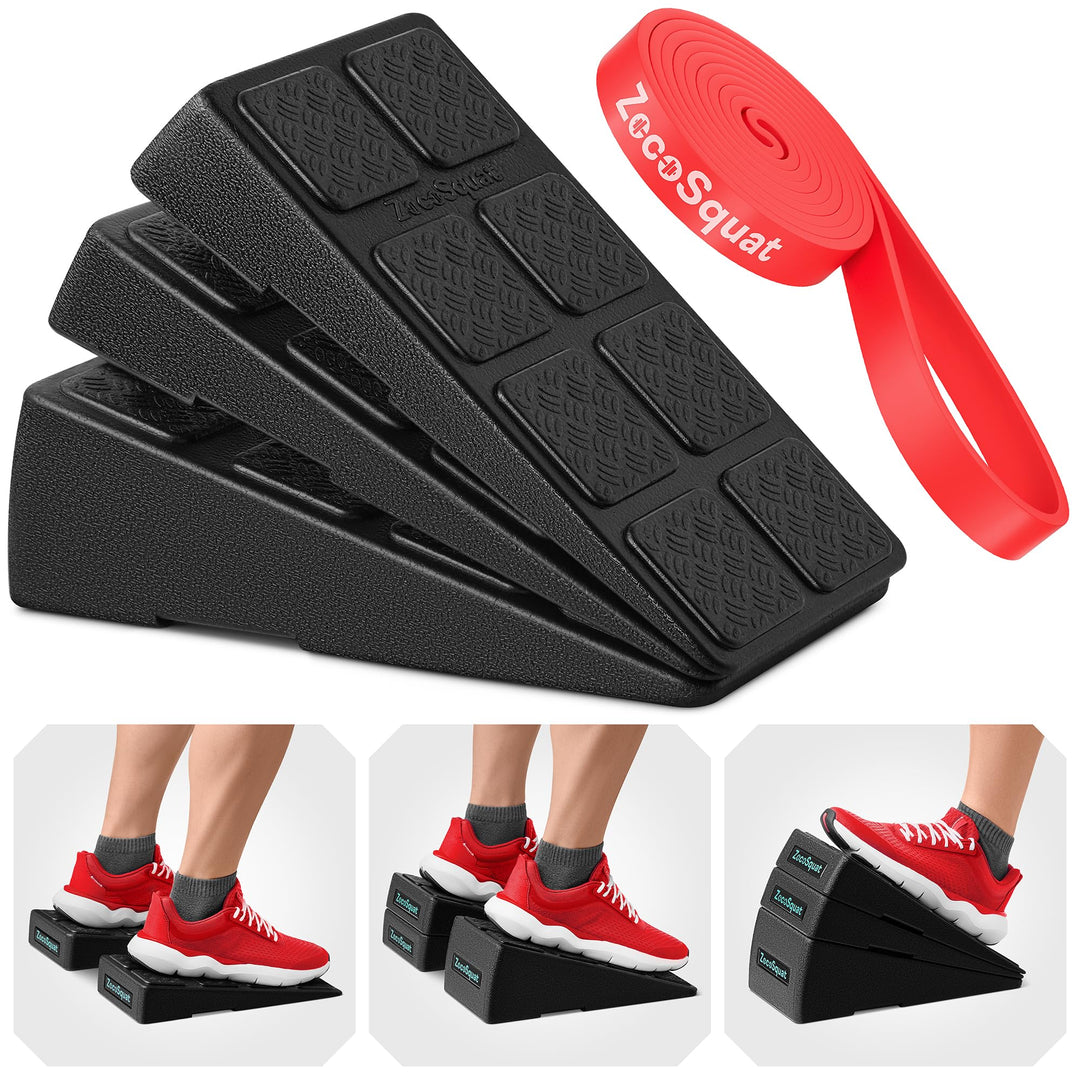 Squat Wedge Set for Improved Mobility &amp; Deeper Squats | DreamChaserHQ