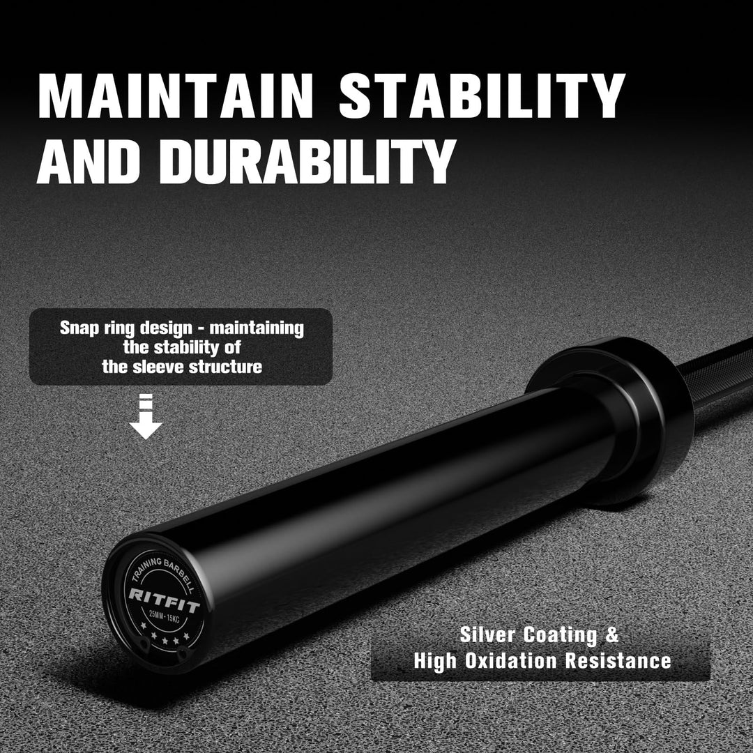 Olympic Weight Bar for Home Gym Strength Training | DreamChaserHQ